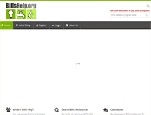 Tablet Screenshot of billshelp.org